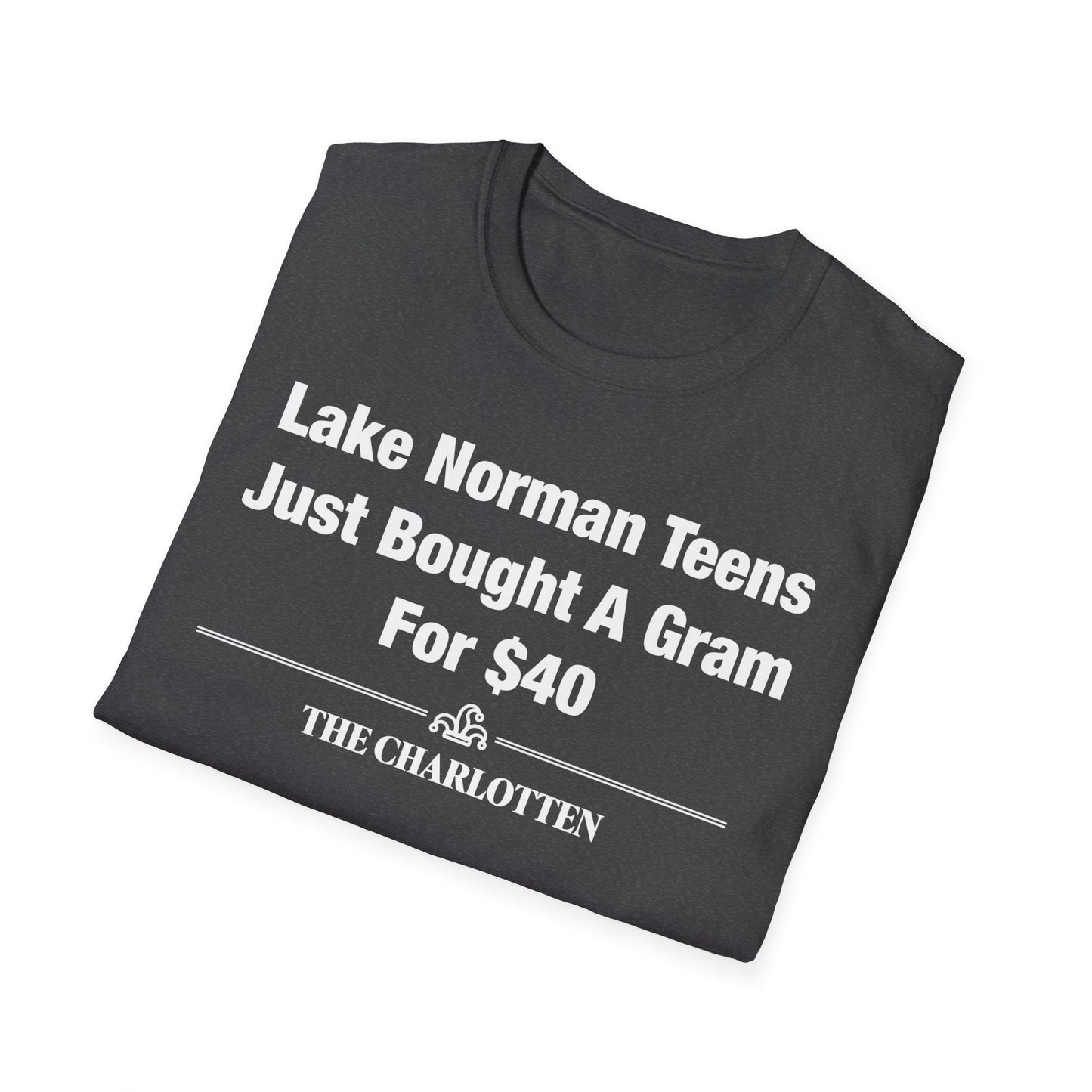 'Lake Norman TeensJust Bought A GramFor $40' Headline Shirt